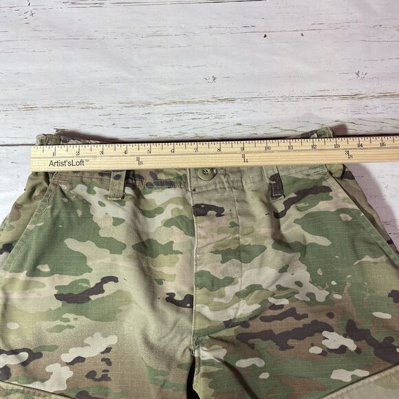 Military Combat Trousers Womens Size 28X30 Pants Green Camouflage Straight Leg - Picture 7 of 16
